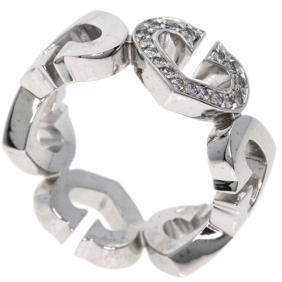 CARTIER 18k White Gold Diamond Ring #47 - Picture 1 of 10